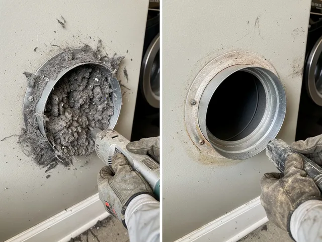 Professional clogged vent cleaning by Diamond Bar Dryer Vent Cleaning in Diamond Bar