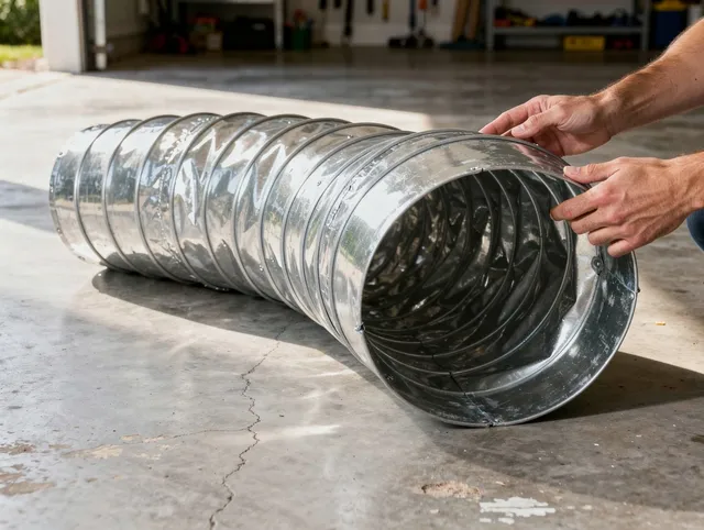 Diamond Bar Dryer Vent Cleaning specialist using advanced equipment for thorough duct cleaning in Diamond Bar