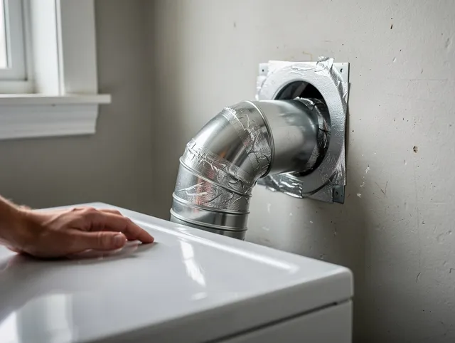 Diamond Bar Dryer Vent Cleaning expert performing professional dryer vent repair and installation in Diamond Bar